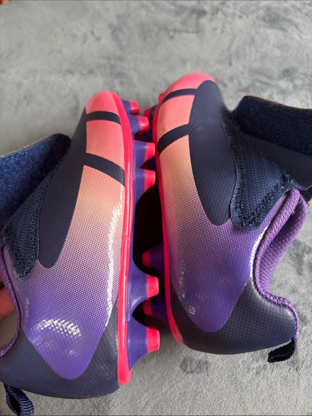 Soccer Cleats, Carter's Kids Navy and Pink. Great condition